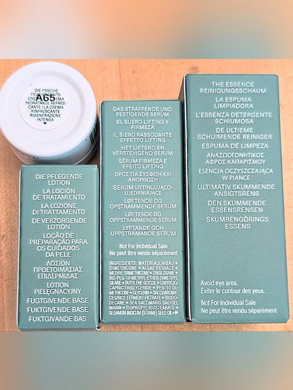 La Mer 4pc Travel Face Facial Care Sample Set travel Size Foam Wash Moisturizer